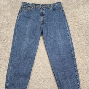 Vintage Levi's Mens 550 Relaxed Tapered Jeans Blue‎ Size 40×30 (Fits 37×27.5)